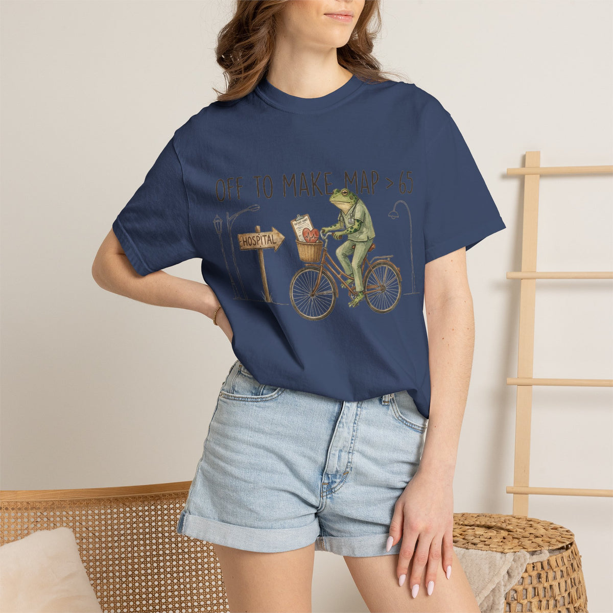 Off To Make MAP Over 65 Shirt, Funny ICU Nurse Frog Tee, Critical Care Nurse Shirt, RN Gift