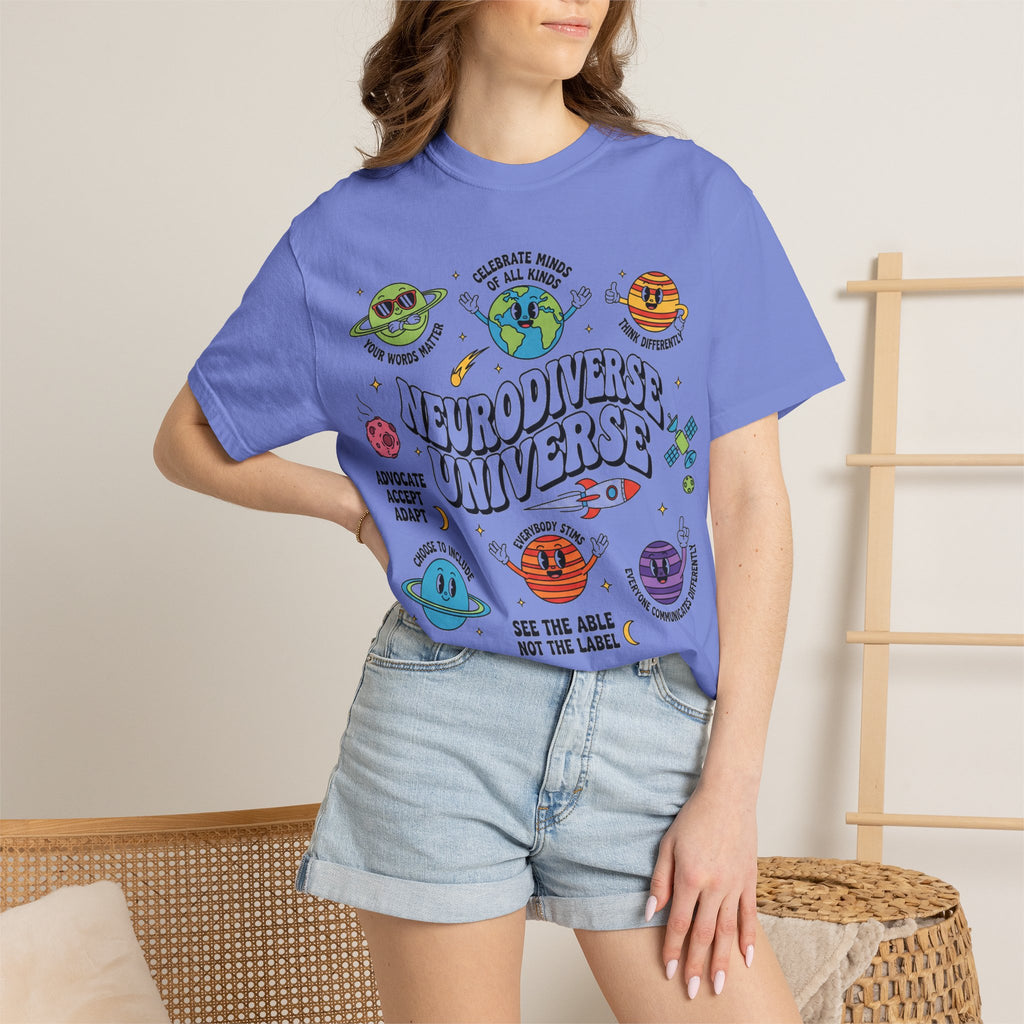 Neurodiverse Universe Bold Shirt, Celebrate Minds Of All Kinds Tee, Neurodiversity Pride Shirt, Advocate Gift