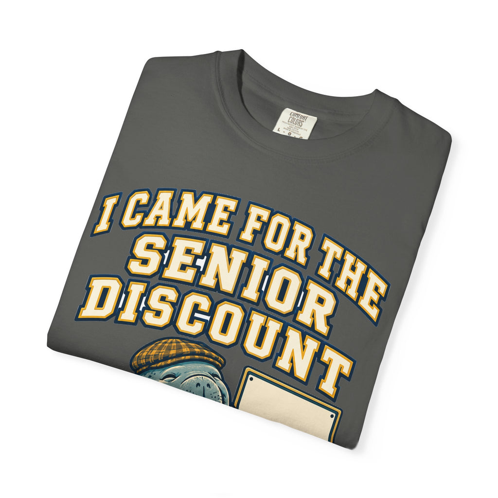 Funny Retirement Shirt I Came For The Senior Discount, Retirement Gift Tee, Comfort Colors Graphic Shirt