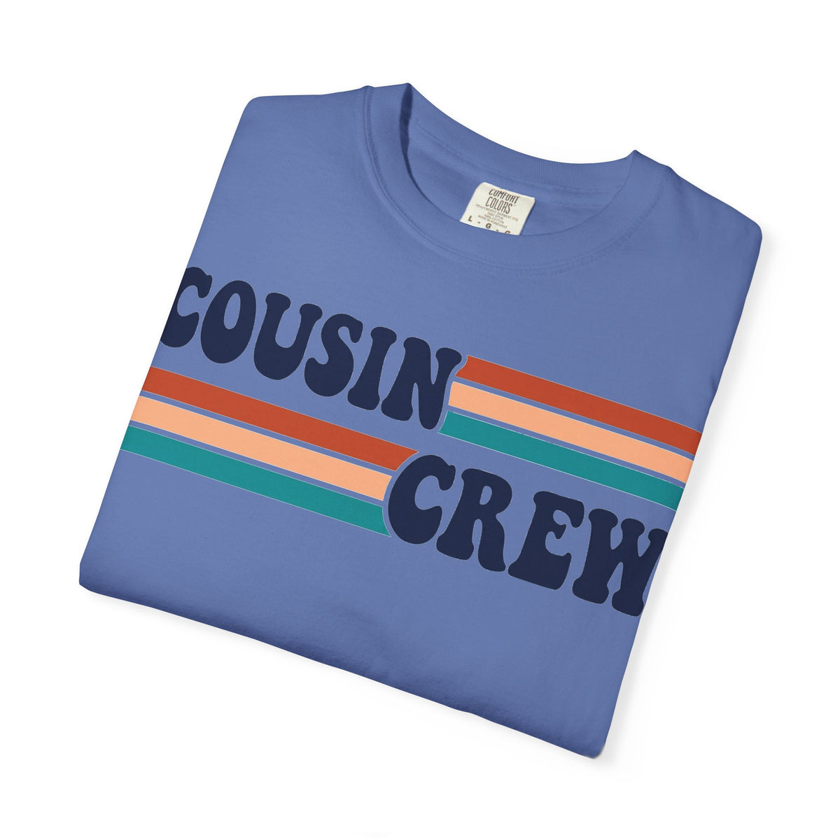 Cousin Crew Retro Stripe Shirt, Vintage Matching Family Tee, Cousin Reunion Shirt, Family Gift