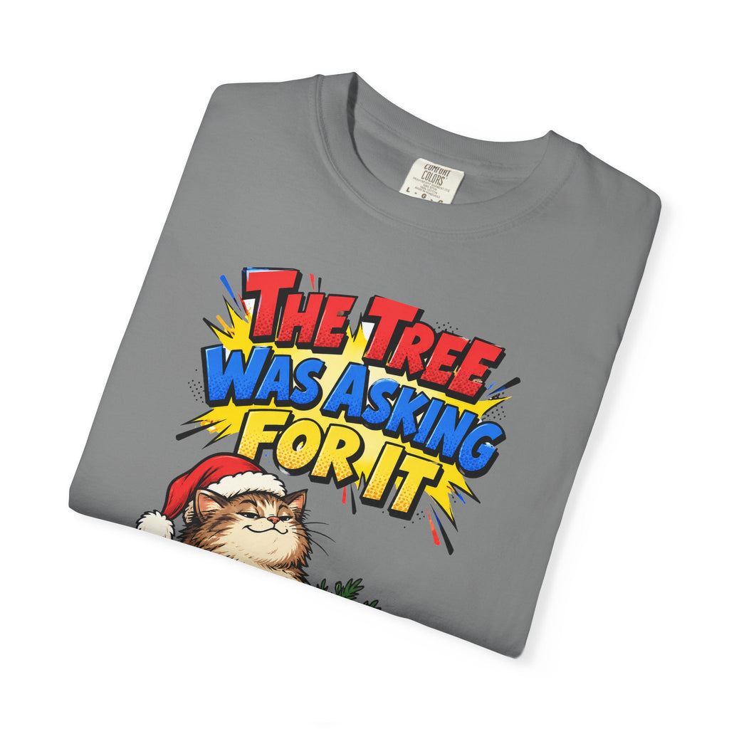 Funny Cat Gift The Tree Was Asking For It Ornament Mug Shirt Christmas Gift for Cat Mom Cat Dad Cat Lover