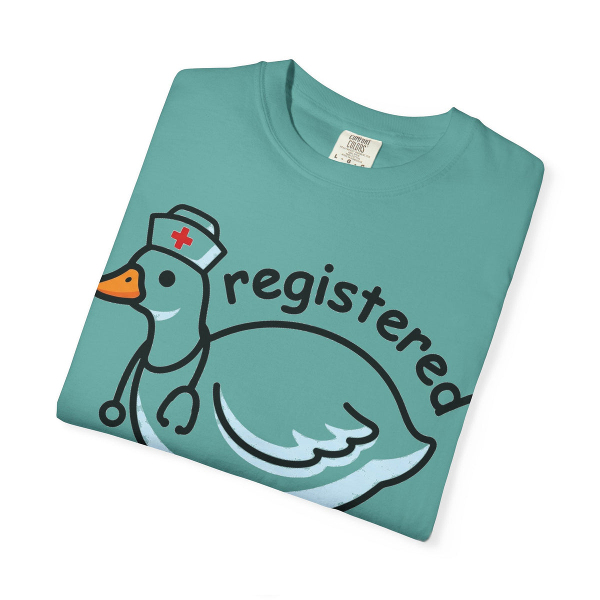 Registered Silly Goose Wide Shirt, Long Neck Nurse Goose Tee, Funny Nurse Shirt, RN Gift