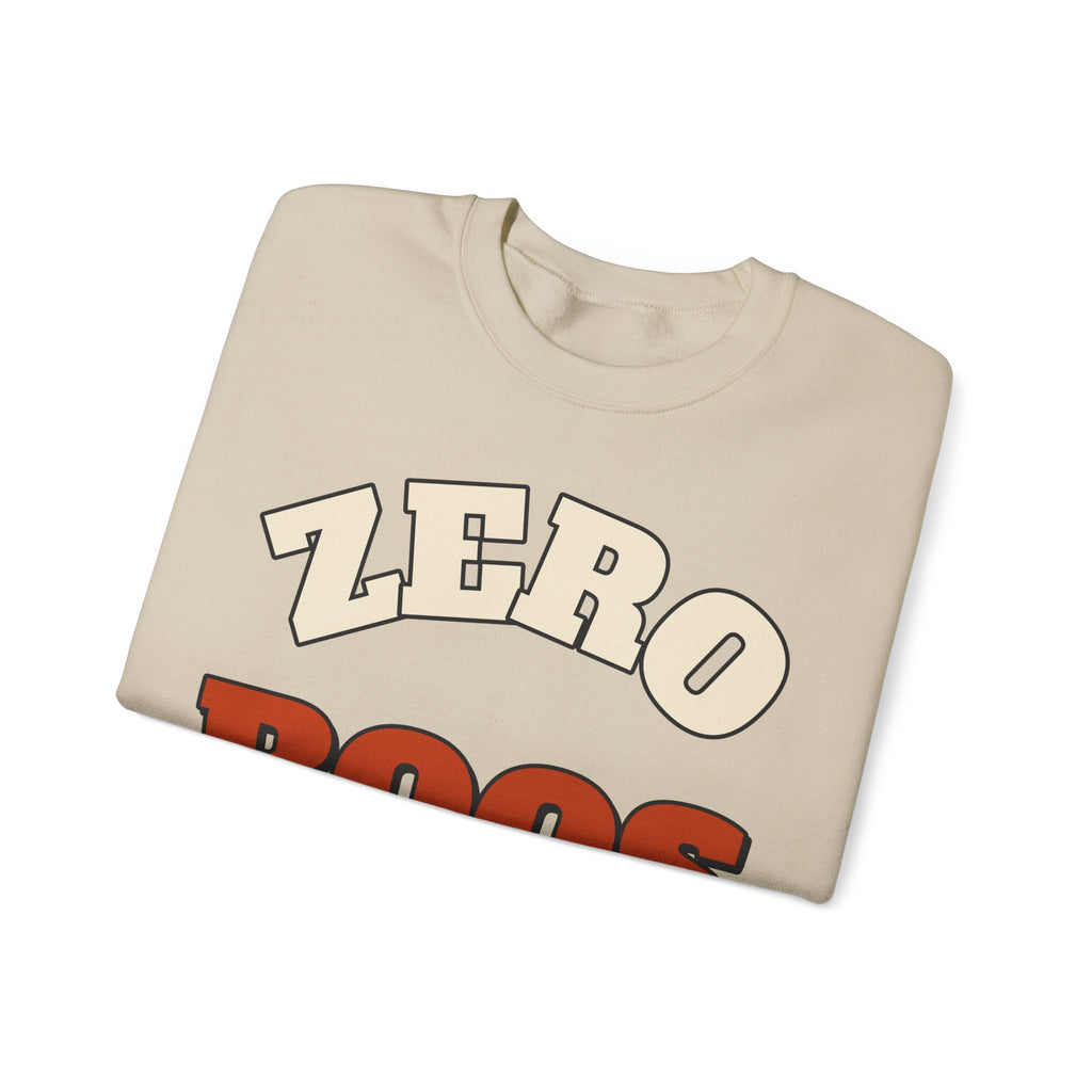 Zero Boos Given Sweatshirt | Funny Halloween Sweatshirt | Spooky Season Sweatshirt | Sarcastic Halloween Gift | Halloween 2026