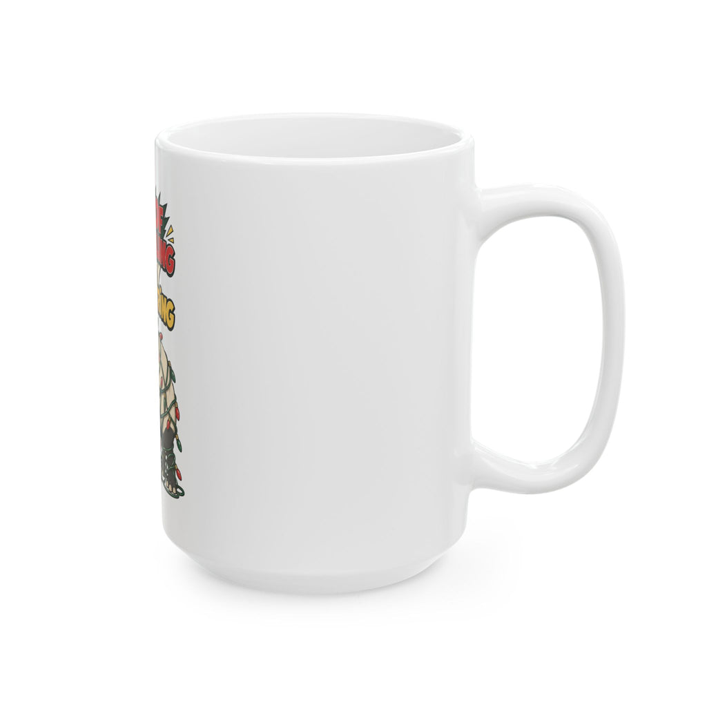 Chief Of Untangling Every Light String Mug, Funny Dad Christmas Gift, Secret Santa Stocking Stuffer, 11oz 15oz Coffee Mug