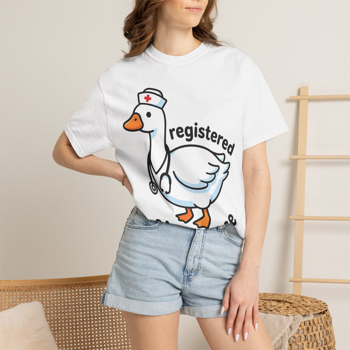 Registered Silly Goose Shirt, Funny Nurse Goose Tee, RN Humor Shirt, Nurse Gift