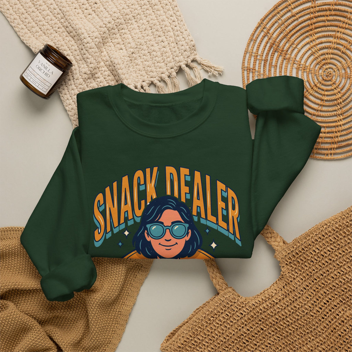 Funny Mom Sweatshirt Snack Dealer | Funny Mom Sweatshirt | Sarcastic Quote Sweatshirt | Gift