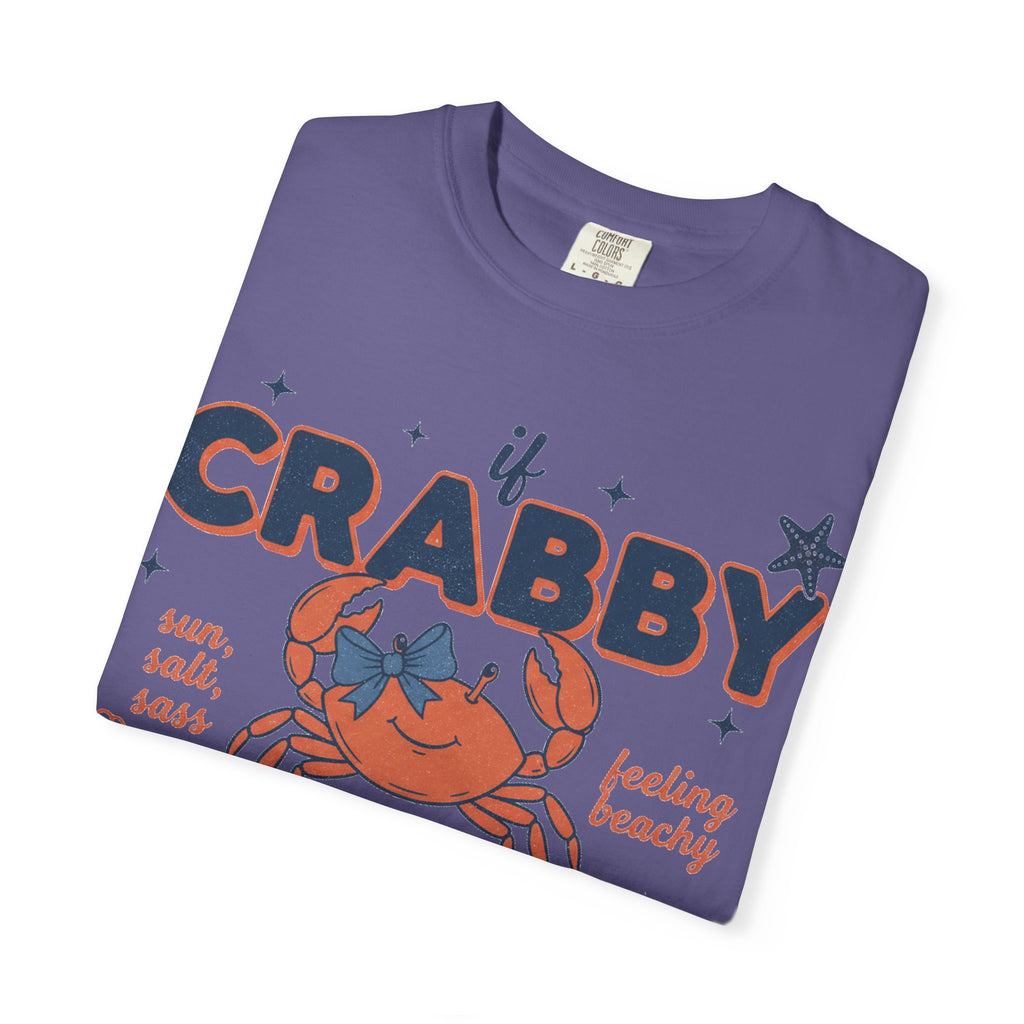 If Crabby Return To The Beach Bold Shirt, Retro Crab Coastal Tee, Funny Beach Shirt, Summer Gift