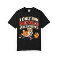 Funny Gym Shirt I Only Run When Snacks Are Involved Corgi Shirt, Funny Running Gift