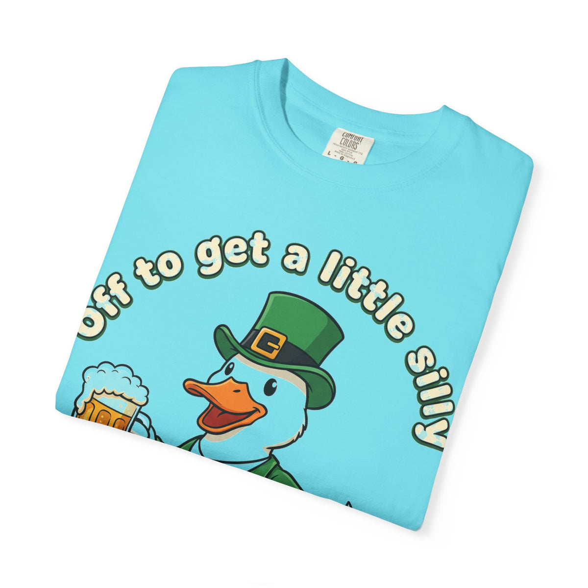 Off To Get A Little Silly Duck Shirt, Leprechaun Suit Beer Duck Tee, Funny St Patricks Day Shirt, Irish Gift