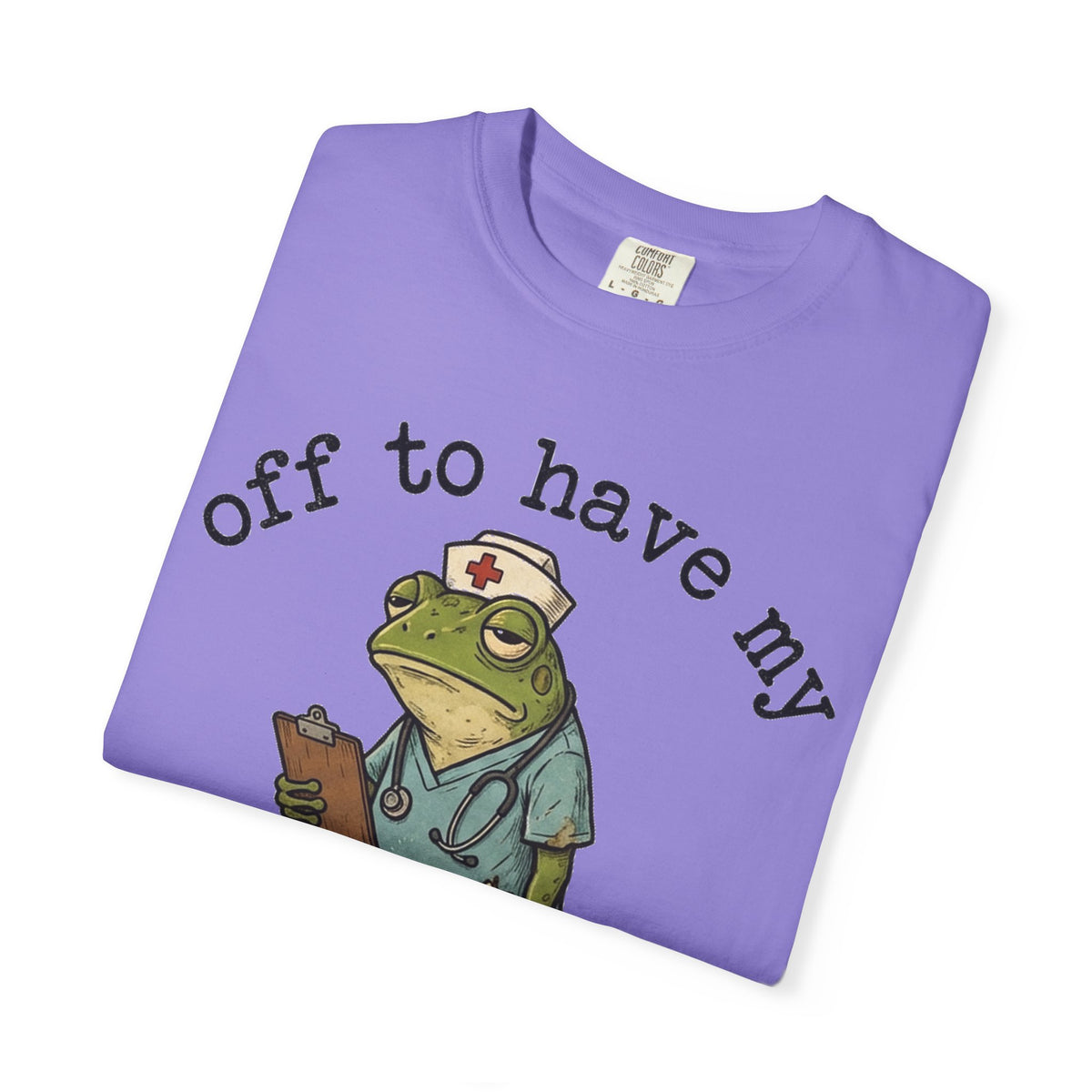 Off To Have My Flabbers Gasted Shirt, Funny Nurse Frog Tee, Sarcastic Scrubs Shirt, RN Gift
