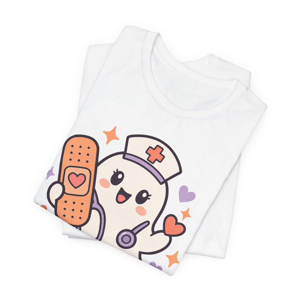 Nurse Halloween Shirt Boo Boo Fixer Ghost Nurse | Cute Kawaii Nurse Halloween Shirt | Healthcare Worker Gift | Halloween 2026