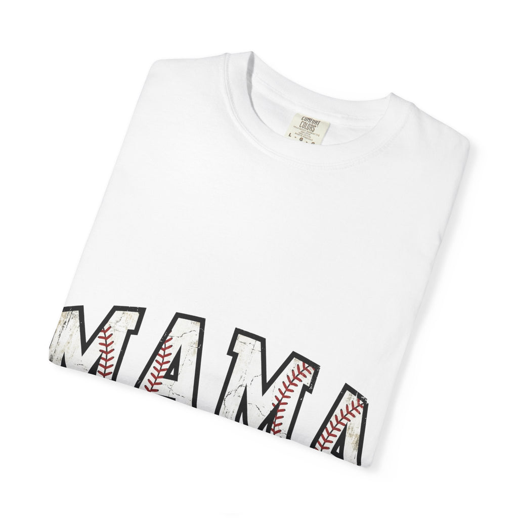 Baseball Mama Cream Shirt, Vintage Stitch Varsity Tee, Baseball Mom Shirt, Little League Gift