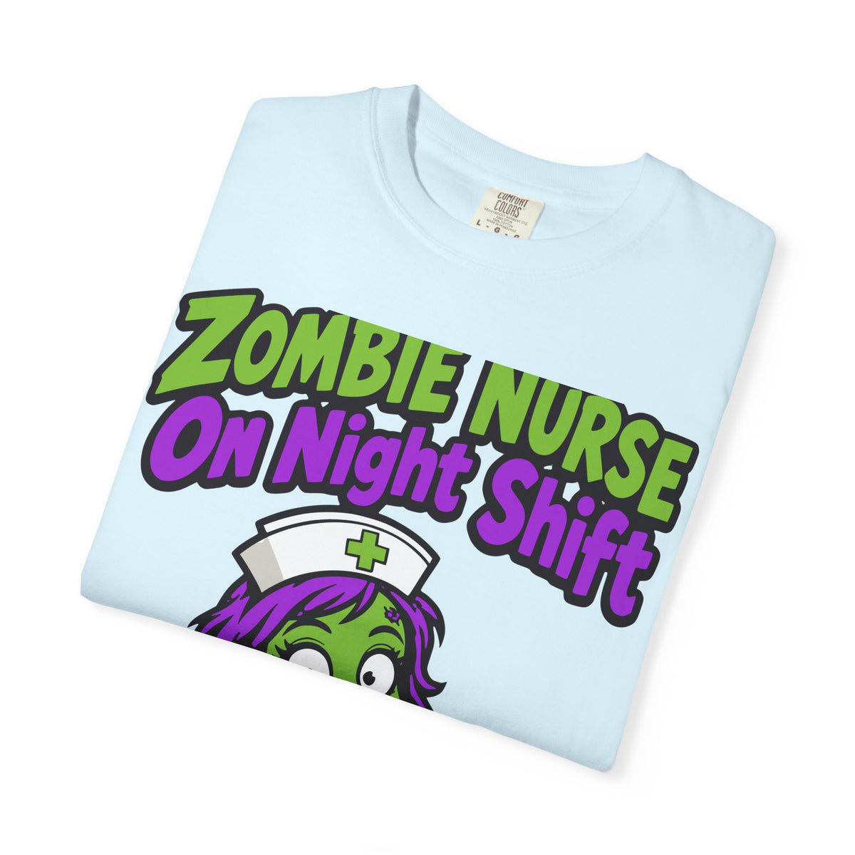 Zombie Nurse On Night Shift Halloween Shirt, Funny Nurse Zombie Tee