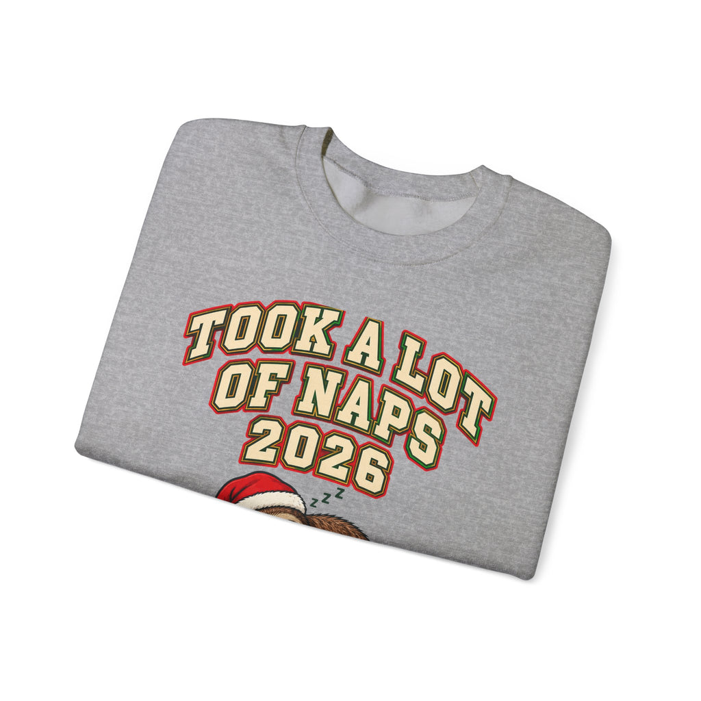 Funny Christmas Ornament Took A Lot Of Naps 2026 Mug Sweatshirt Dated Keepsake Gift for Dad New Parent Tired Mom Sloth