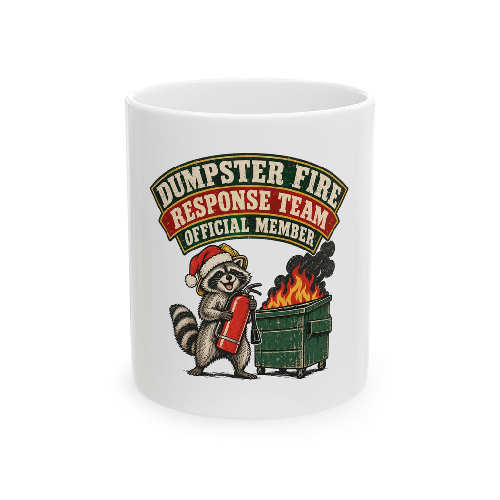 Dumpster Fire Response Team Official Member Mug, Funny Coworker Christmas Gift, Secret Santa Stocking Stuffer, 11oz 15oz Coffee Mug