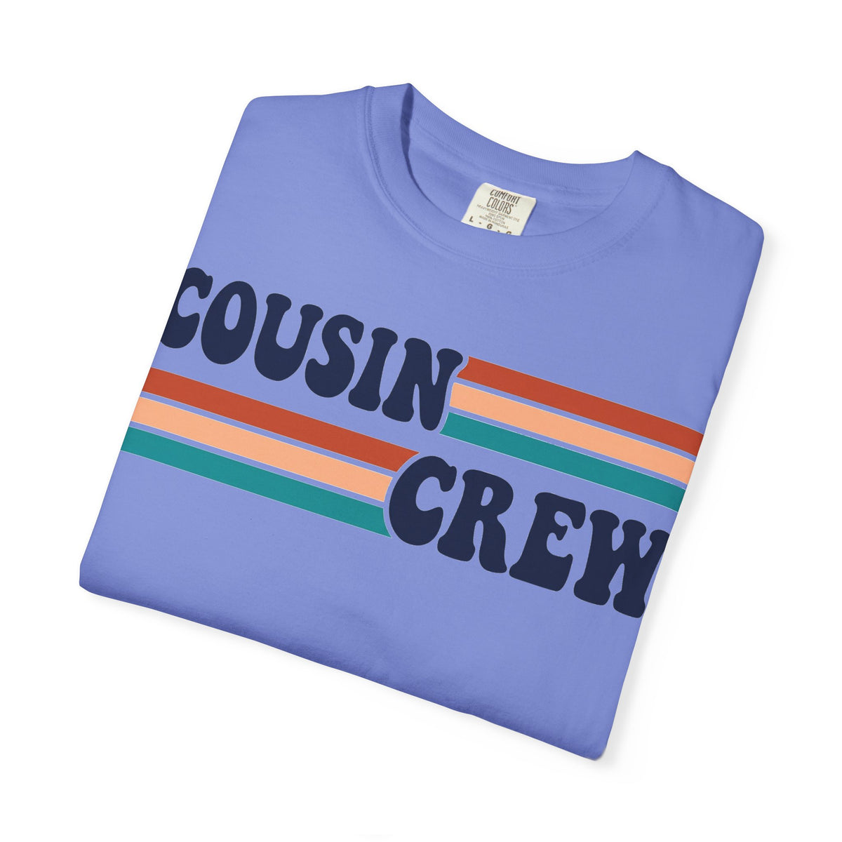Cousin Crew Retro Stripe Shirt, Vintage Matching Family Tee, Cousin Reunion Shirt, Family Gift