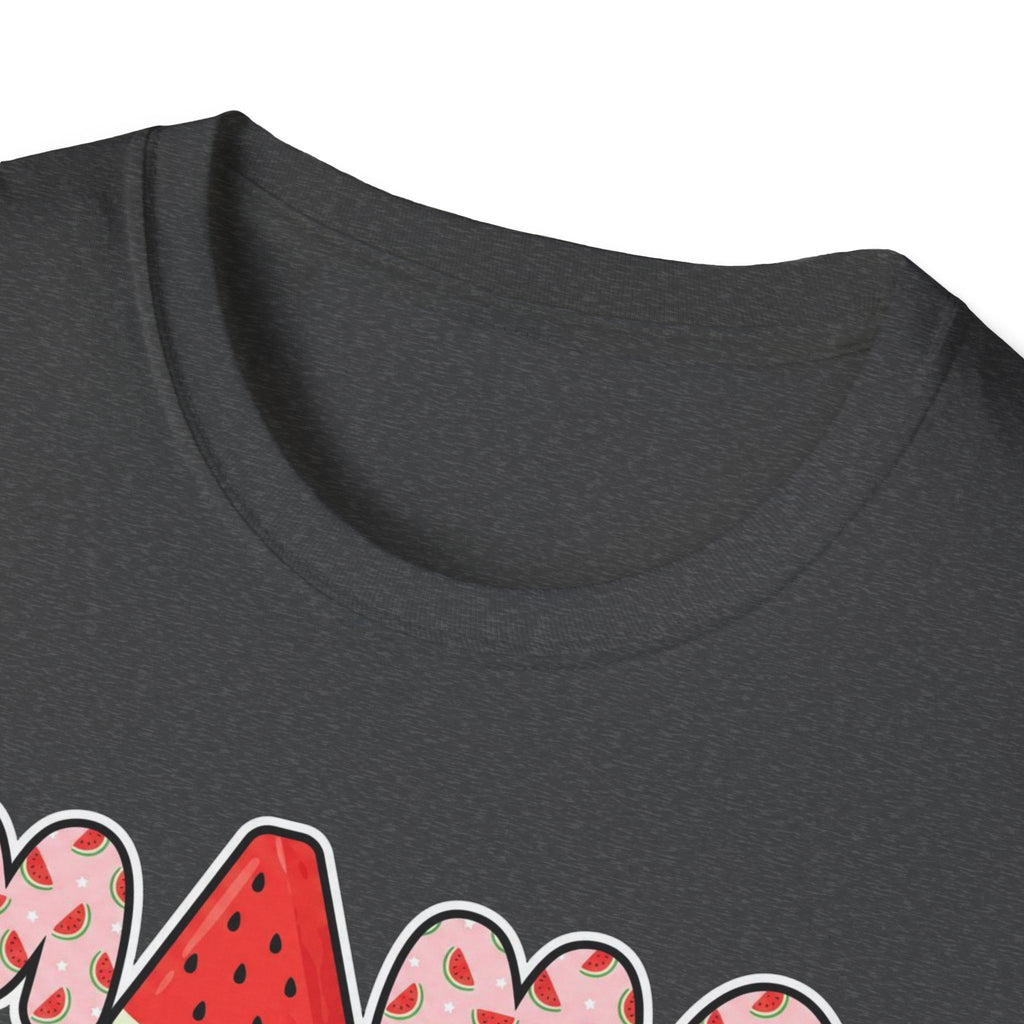 Mama Shirt, Watermelon Letters Summer Mom Tee, Mothers Day Gift