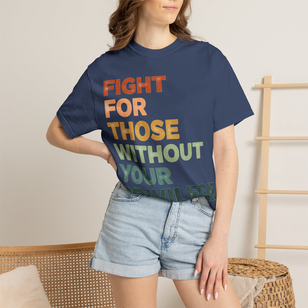 Fight For Those Without Your Privilege Shirt, Retro Activist Typography Tee, Social Justice Shirt, Ally Gift