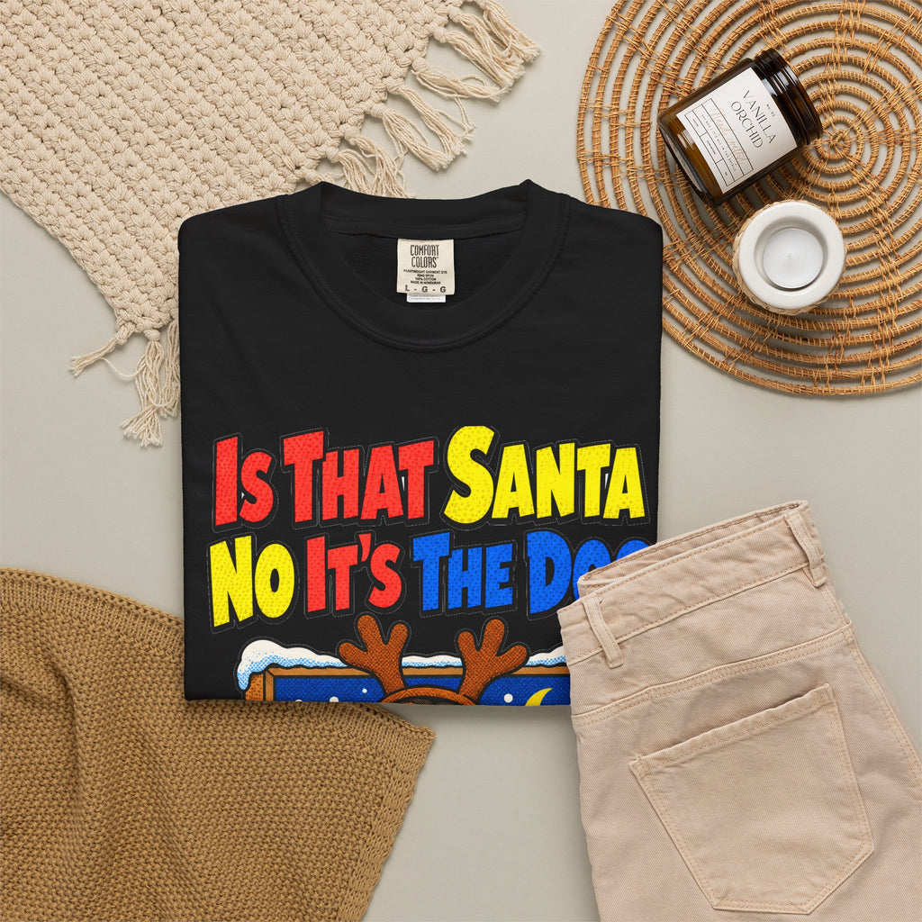 Funny Dog Gift Is That Santa No It's The Dog Ornament Mug Shirt Christmas Gift for Dog Mom Dog Dad Dachshund Pet Lover