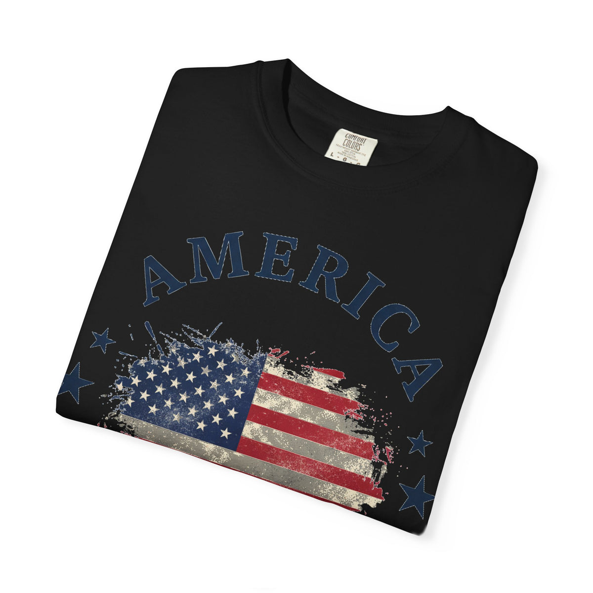 America 1776 2026 Arched Shirt, Vintage Flag Splash Tee, Patriotic Americana Shirt, Independence Day Gift