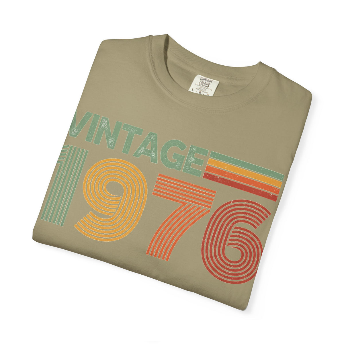Vintage 1976 Classic Shirt, Seventies Stripe Birthday Tee, Born In 1976 Shirt, 50th Birthday Gift