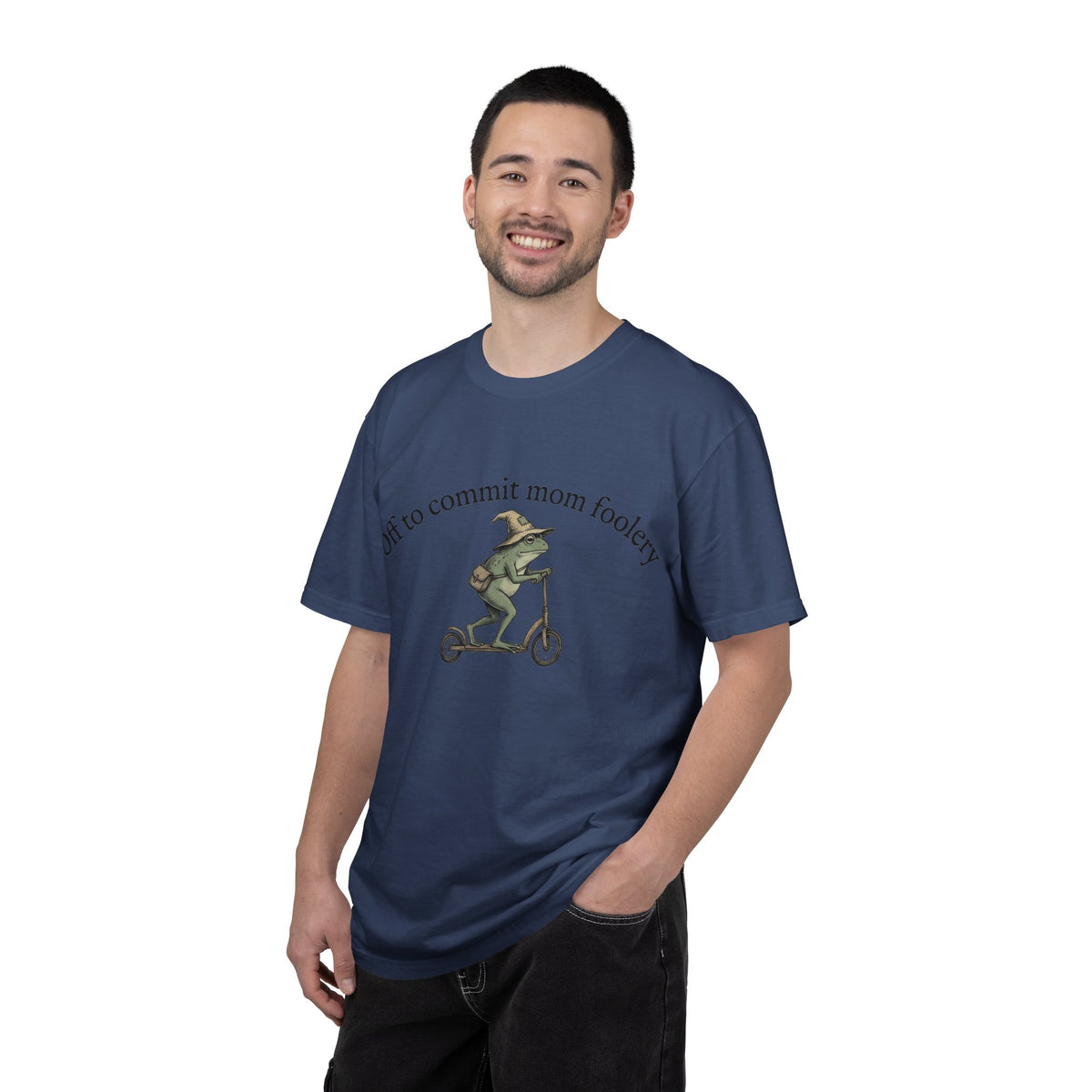 Off To Commit Mom Foolery Shirt, Funny Witch Frog Scooter Tee, Sarcastic Mom Shirt, Mom Humor Gift