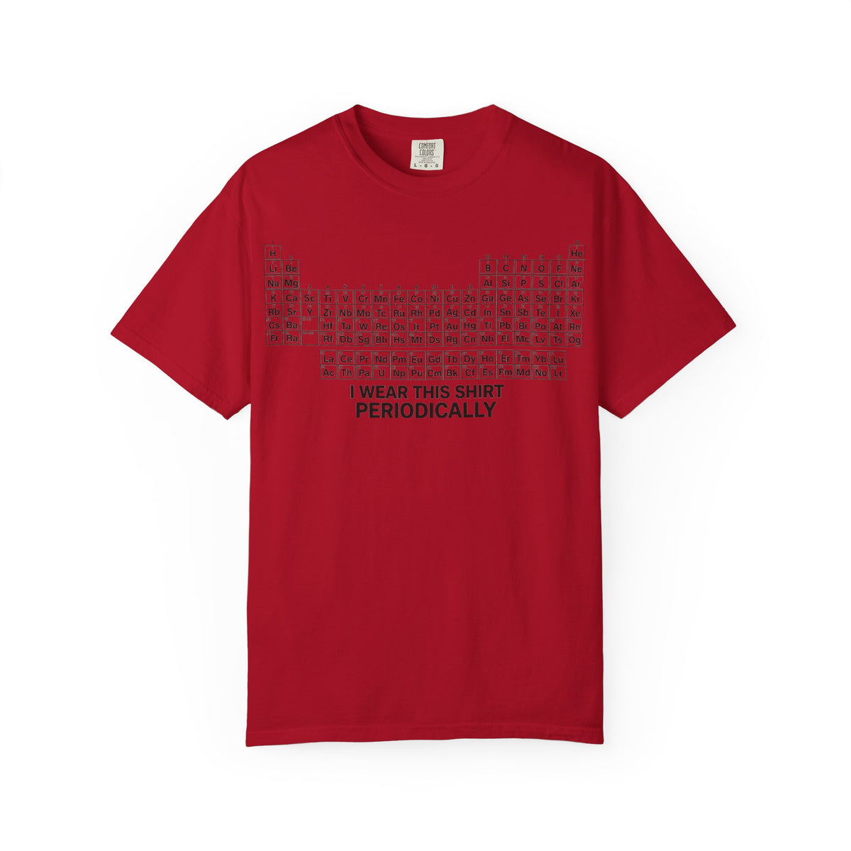 I Wear This Shirt Periodically Shirt, Funny Periodic Table Chemistry Tee, Science Teacher Shirt, Nerd Gift