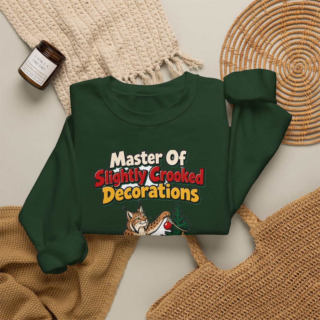 Master Of Slightly Crooked Decorations Sweatshirt | funny husband gift | Dad Gift