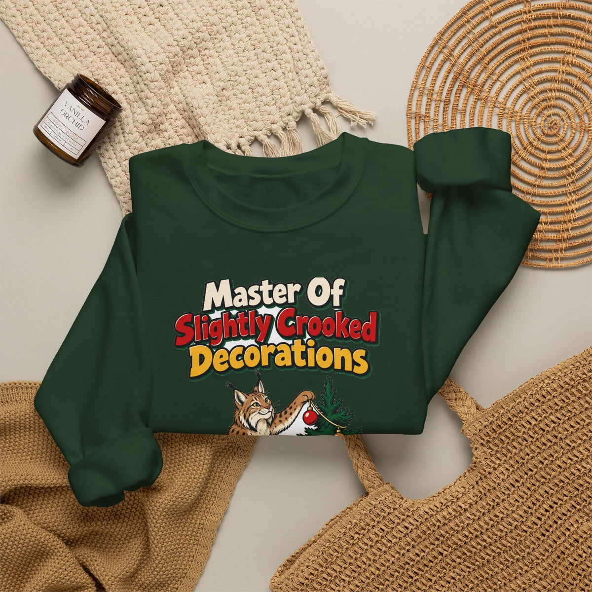 Master Of Slightly Crooked Decorations Sweatshirt | funny husband gift | Dad Gift