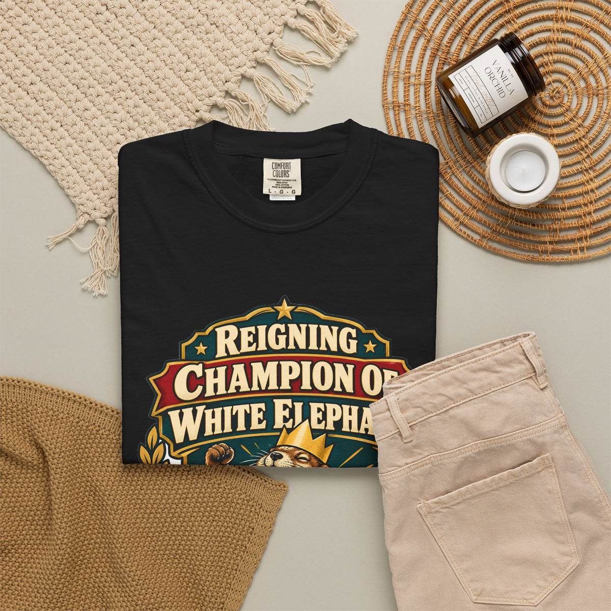 Reigning Champion Of White Elephant Shirt | white elephant gift | Work Gift