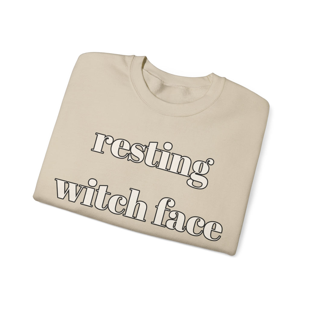Resting Witch Face Sweatshirt | Funny Halloween Sweatshirt | Spooky Season Sweatshirt | Sarcastic Halloween Gift | Halloween 2026