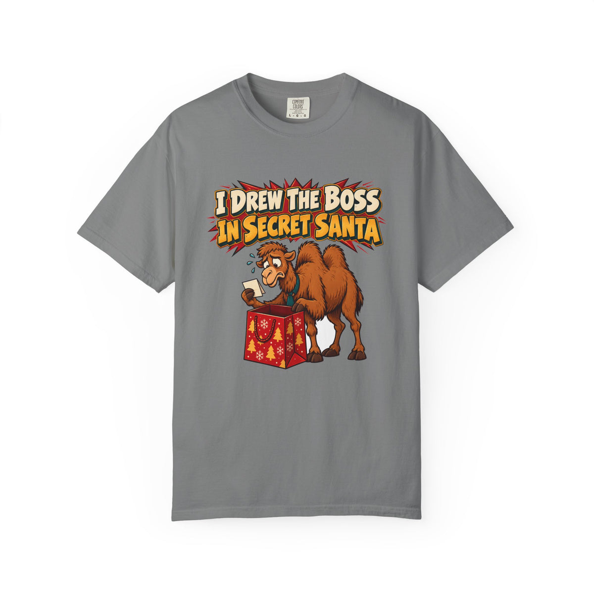 Funny Secret Santa Shirt I Drew The Boss In Secret Santa Shirt, Funny Holiday Gift Shirt, Christmas Gift Idea