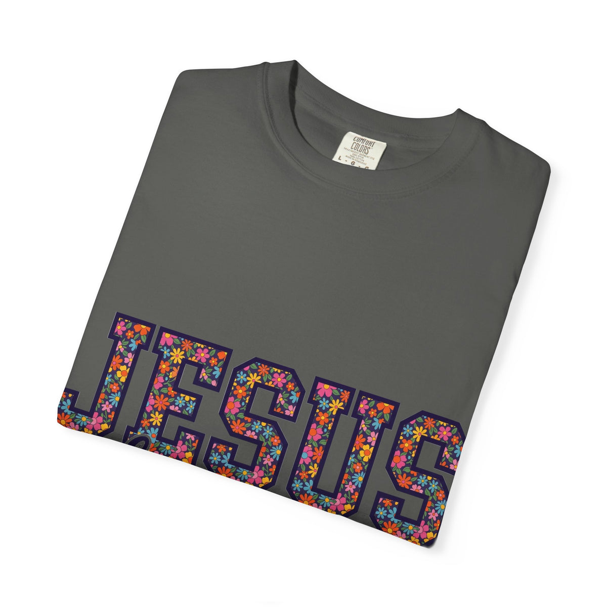 Jesus Loves You Shirt, Floral Varsity Christian Tee, Faith Statement Shirt, Church Gift