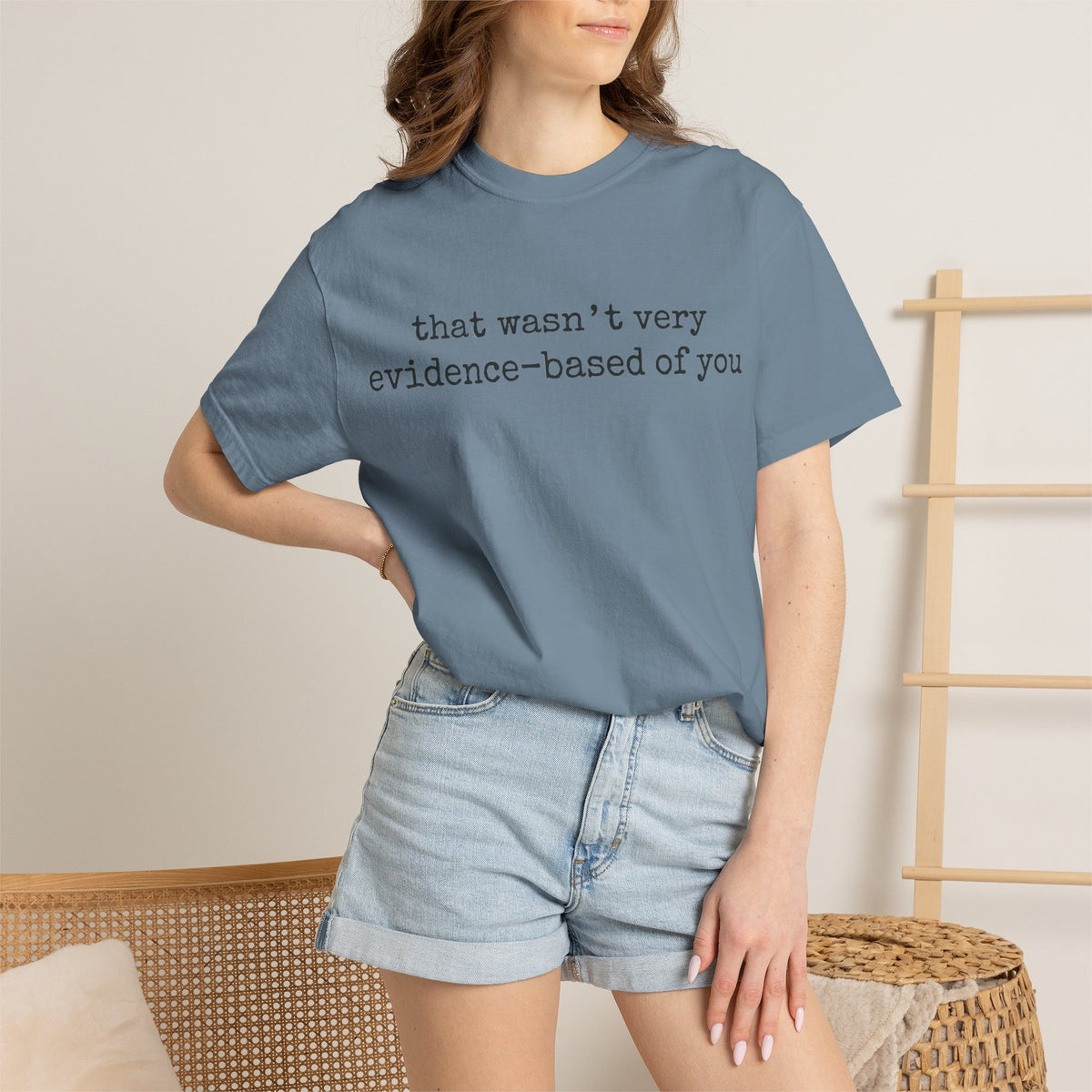 That Wasn't Very Evidence-Based Of You Shirt, Minimal Typewriter Nurse Tee, Nursing Student Shirt, RN Gift