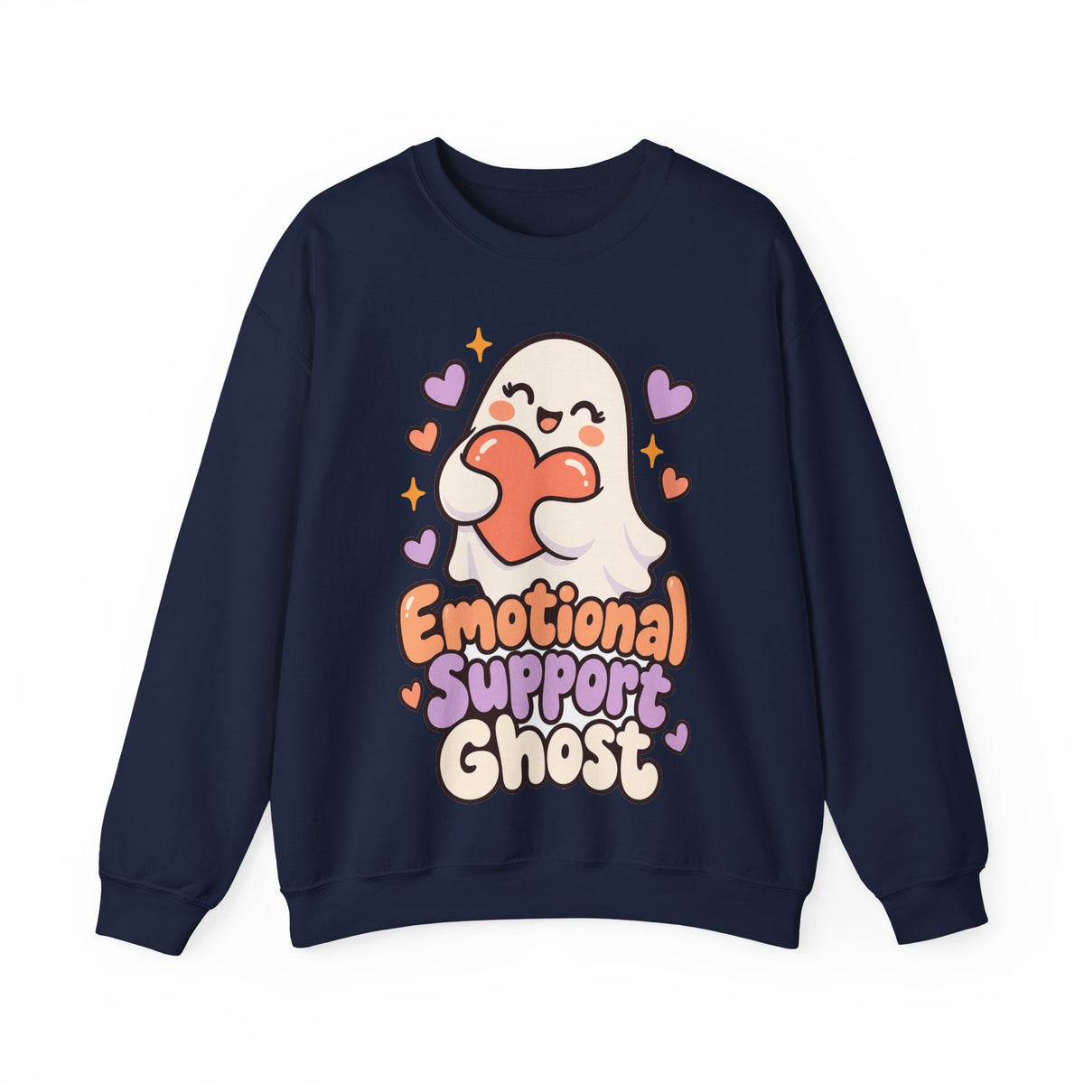Emotional Support Ghost Sweatshirt | Funny Halloween Sweatshirt | Spooky Season Sweatshirt | Sarcastic Halloween Gift | Halloween 2026