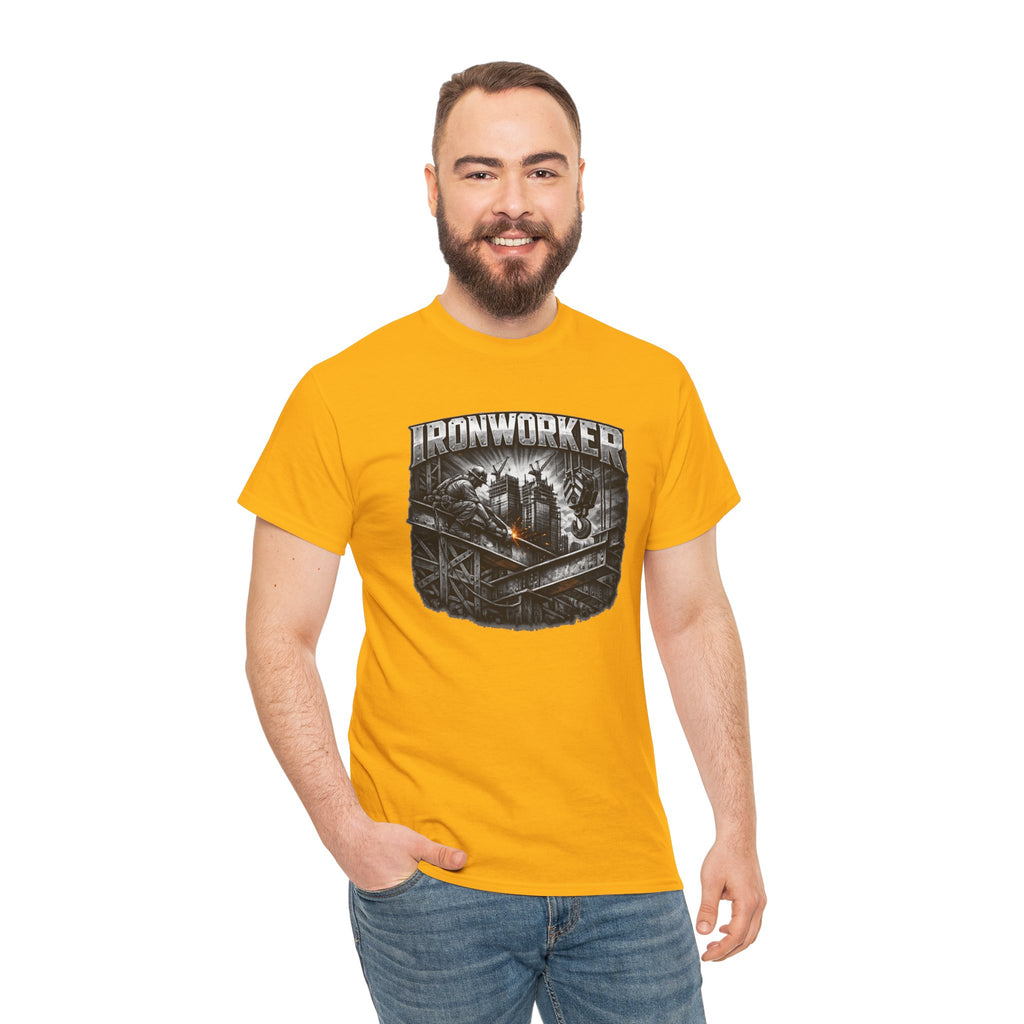 Ironworker Shirt, Steel Worker Graphic Tee, Construction Crew Gift