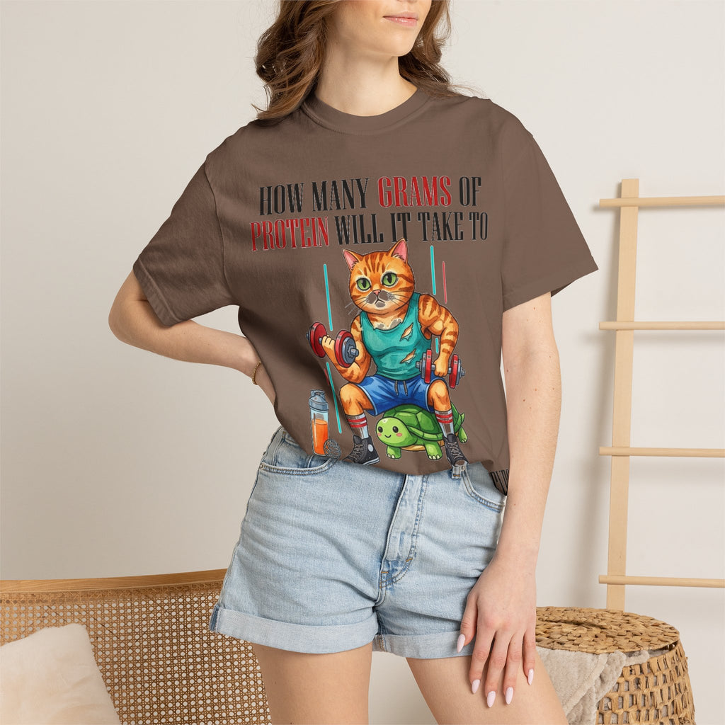 How Many Grams Of Protein Restore The Light In My Eyes Wide Shirt, Buff Gym Cat Tee, Funny Lifting Shirt, Gym Gift