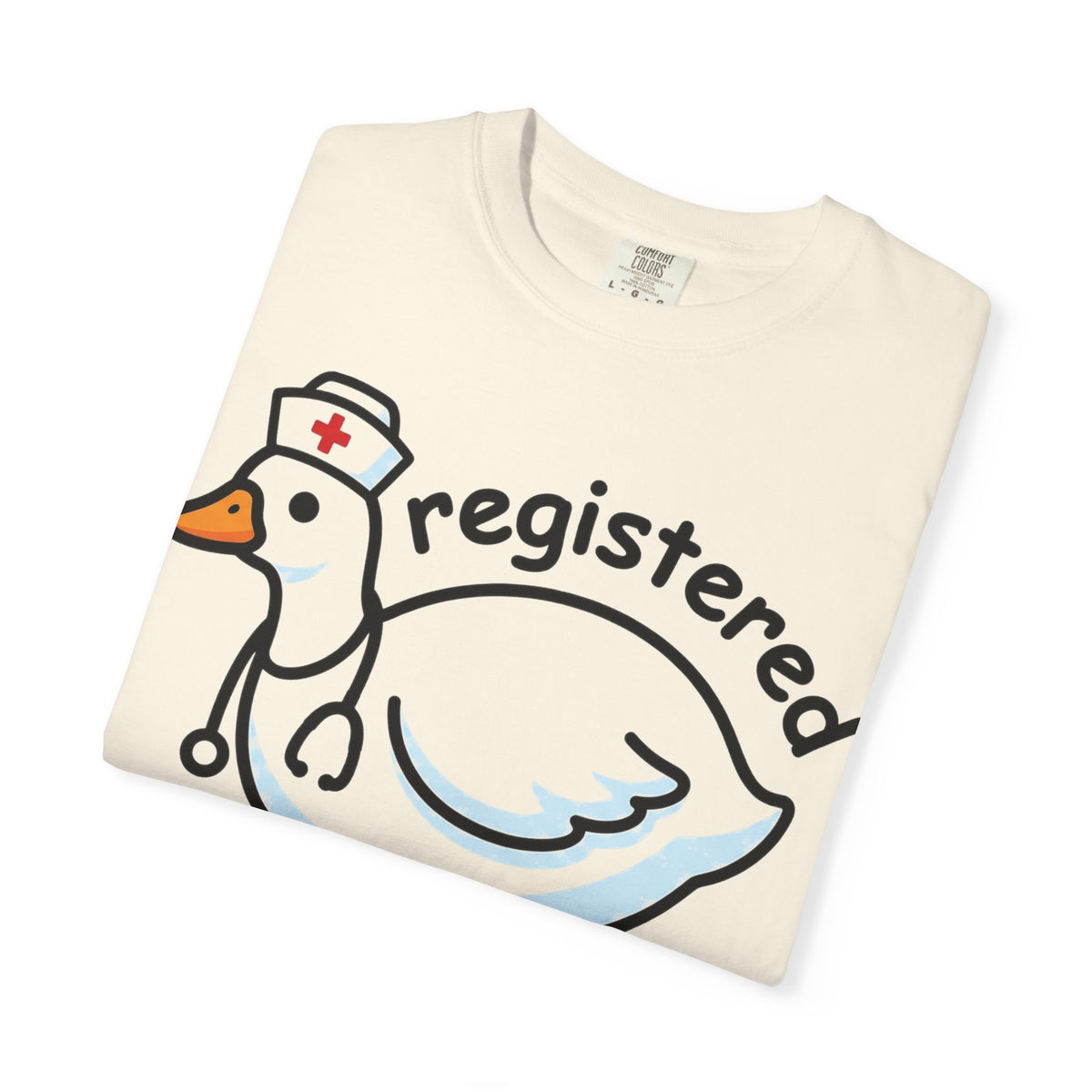 Registered Silly Goose Wide Shirt, Long Neck Nurse Goose Tee, Funny Nurse Shirt, RN Gift