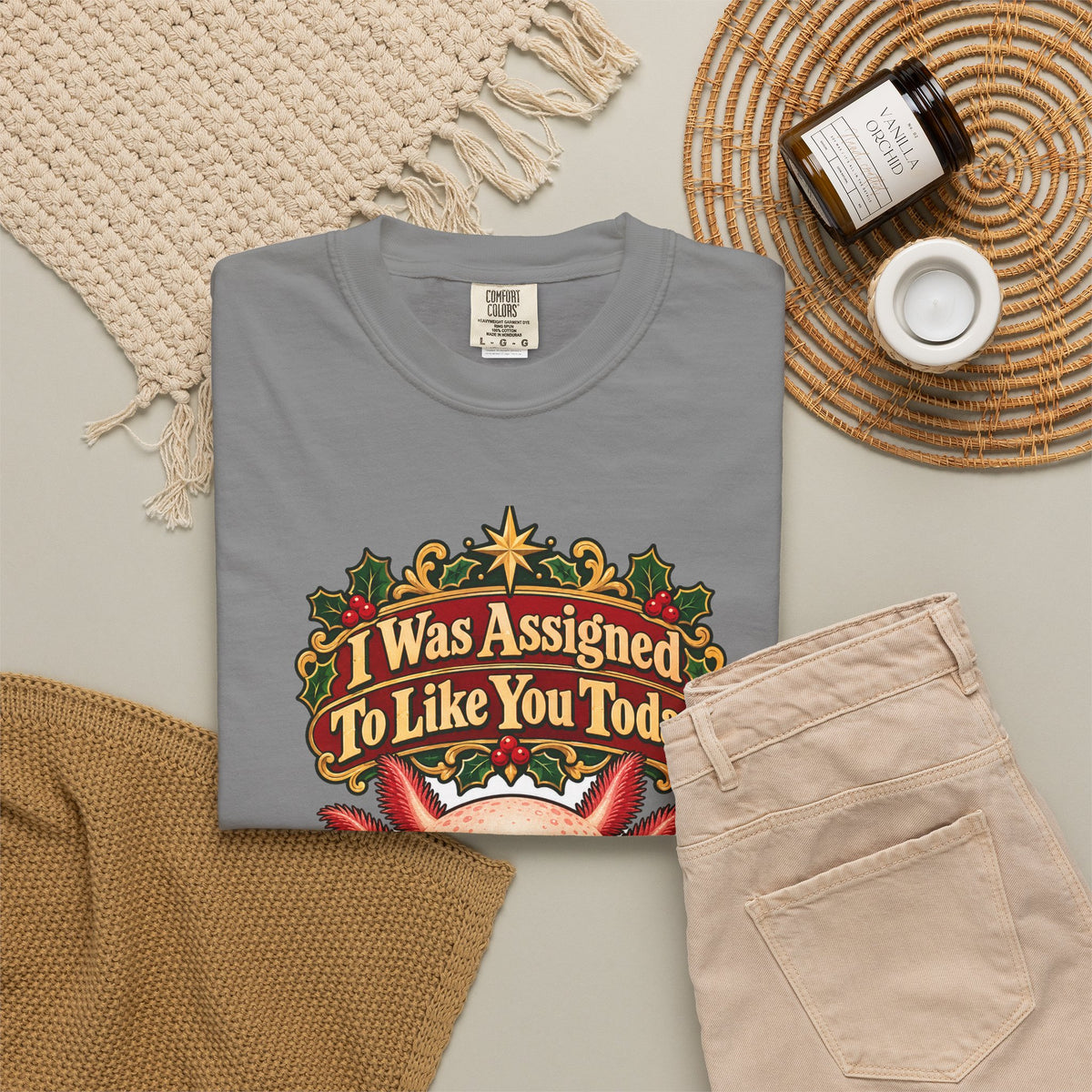 Funny Coworker Christmas Shirt I Was Assigned To Like You Today Shirt, Funny Holiday Gift Shirt, Christmas Gift Idea