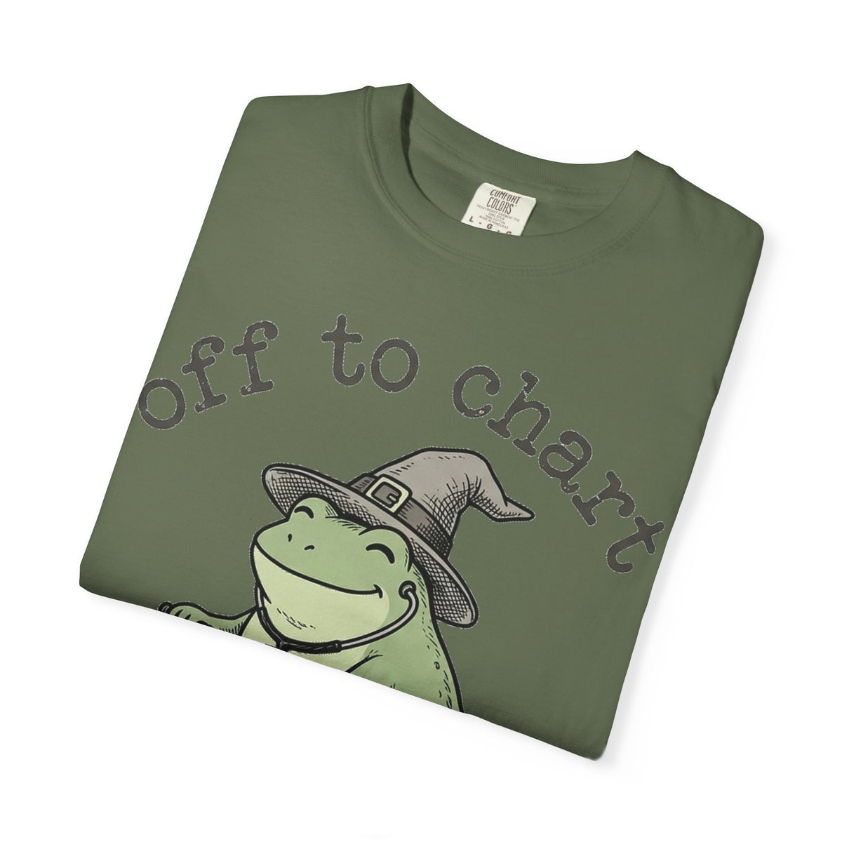 Off To Chart Shirt, Funny Witch Frog Nurse Tee, Charting Nurse Scooter Shirt, RN Gift