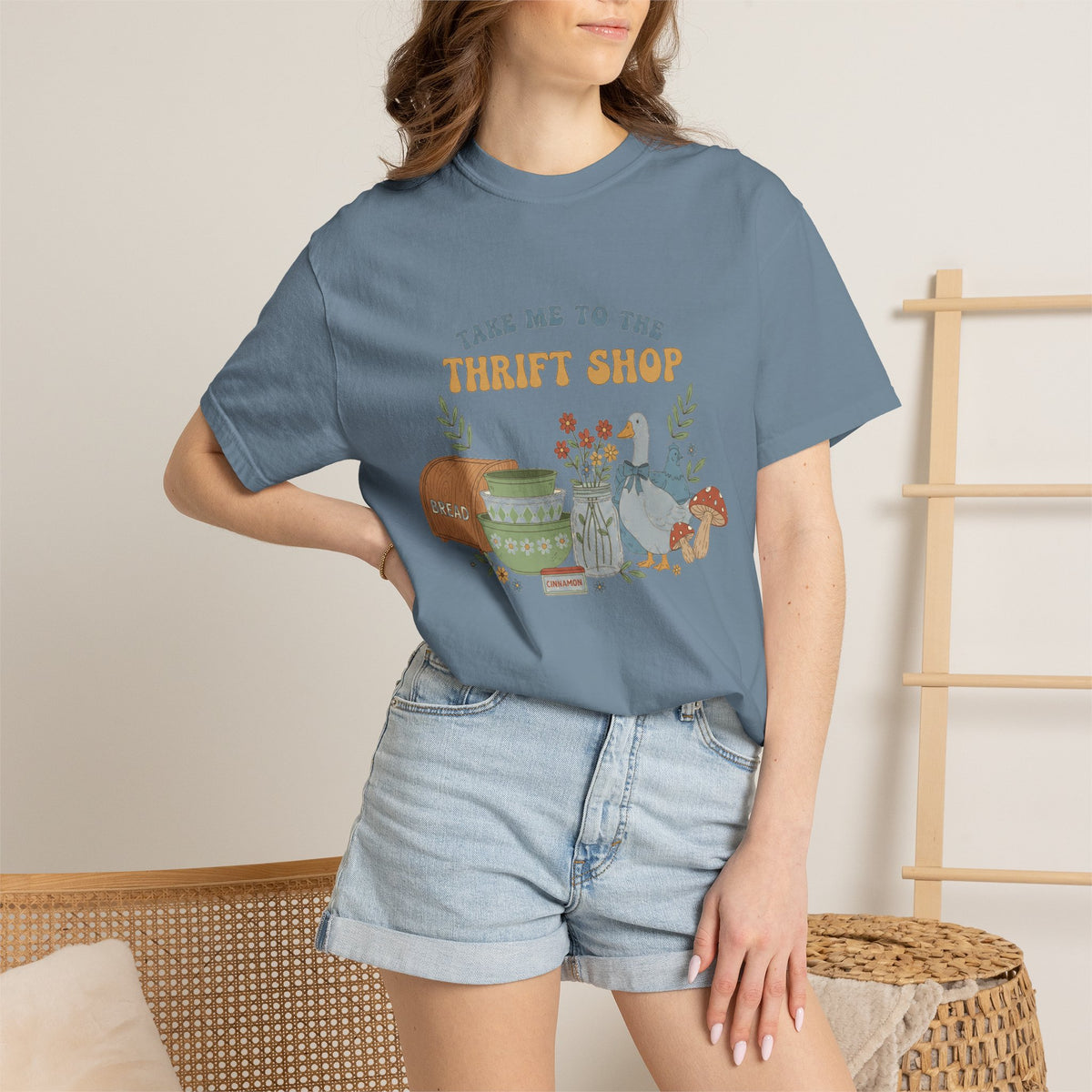 Take Me To The Thrift Shop Tall Shirt, Thrifted Treasures Still Life Tee, Vintage Lover Shirt, Thrifting Gift