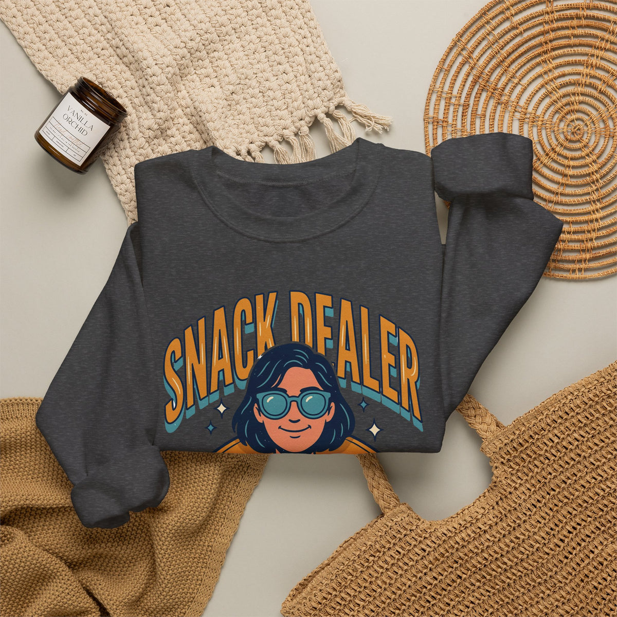 Funny Mom Sweatshirt Snack Dealer | Funny Mom Sweatshirt | Sarcastic Quote Sweatshirt | Gift