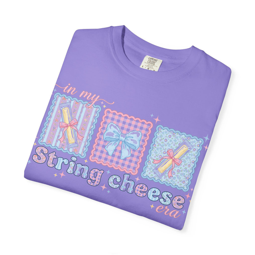 In My String Cheese Era Shirt, Coquette Bow Snack Tee, Funny Girl Dinner Shirt, Cute Gift