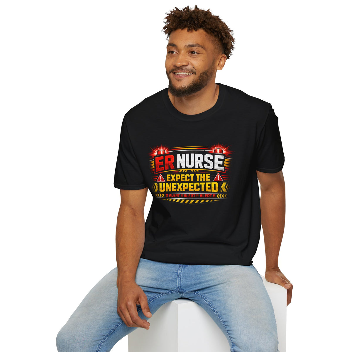 ER Nurse T-Shirt – "Expect the Unexpected" Emergency Room Tee