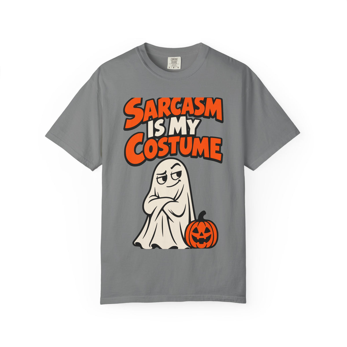 Sarcasm Is My Costume Halloween Shirt, Funny Ghost Tee, Retro Sarcastic Humor