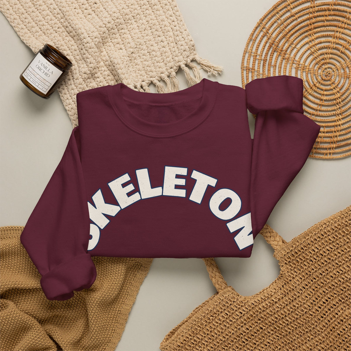 Skeleton Crew Night Shift Sweatshirt | Nurse Halloween Sweatshirt | Spooky Nurse Sweatshirt | Healthcare Worker Gift | Halloween 2026