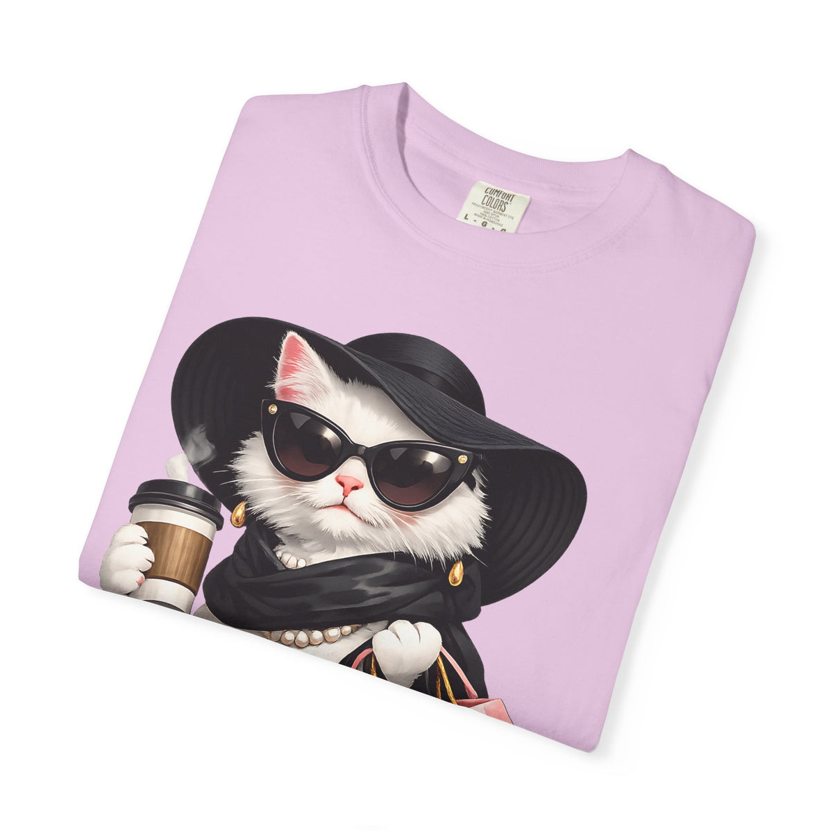 Shopping Queen Shirt, Funny Chic Cat Tee, Shopping Lover Gift
