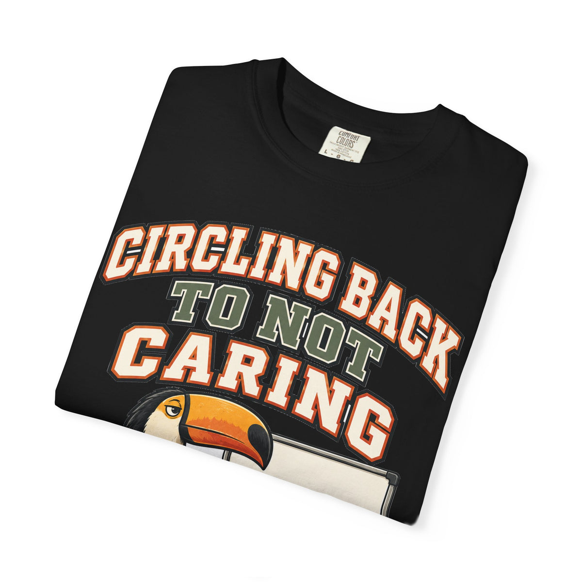 Sarcastic Shirt Circling Back To Not Caring, Funny Sarcastic Tee, Comfort Colors Graphic Shirt