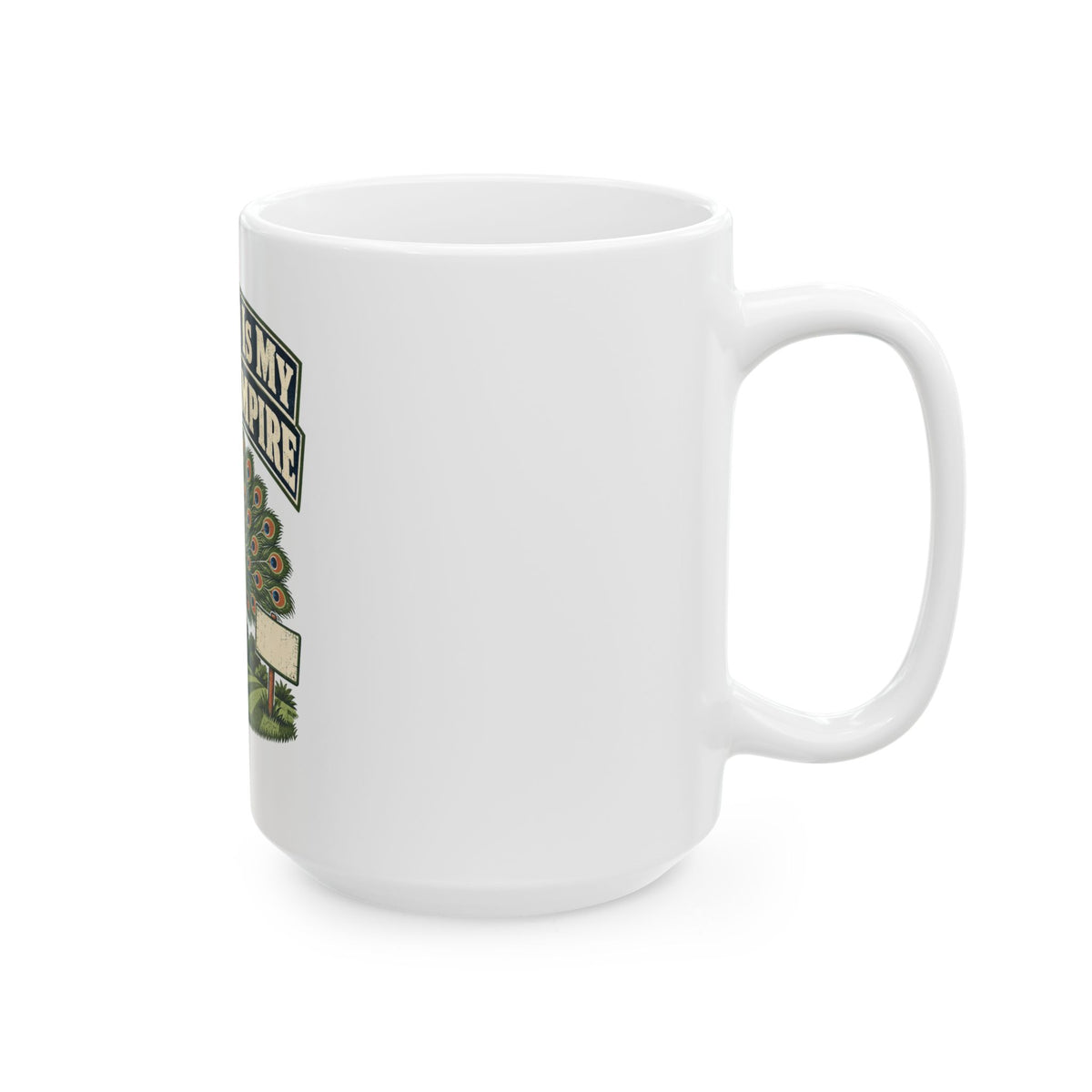 The Lawn Is My Whole Empire Mug, Funny Retirement Gift for Coworker, Retired Christmas Gift, Coffee Mug 11oz 15oz