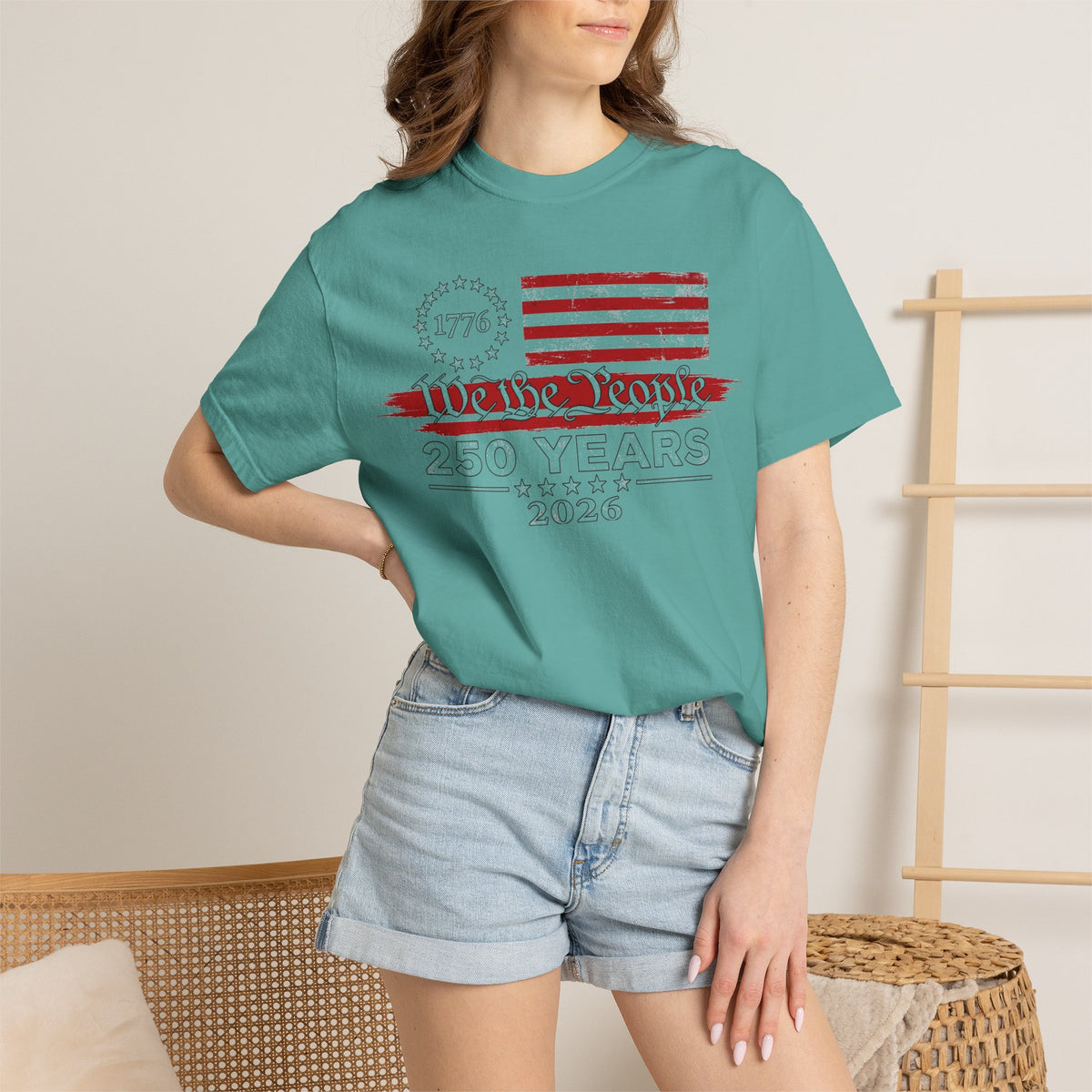 We The People 250 Years Shirt, 1776-2026 Semiquincentennial Tee, Patriotic Anniversary Shirt, July 4th Gift